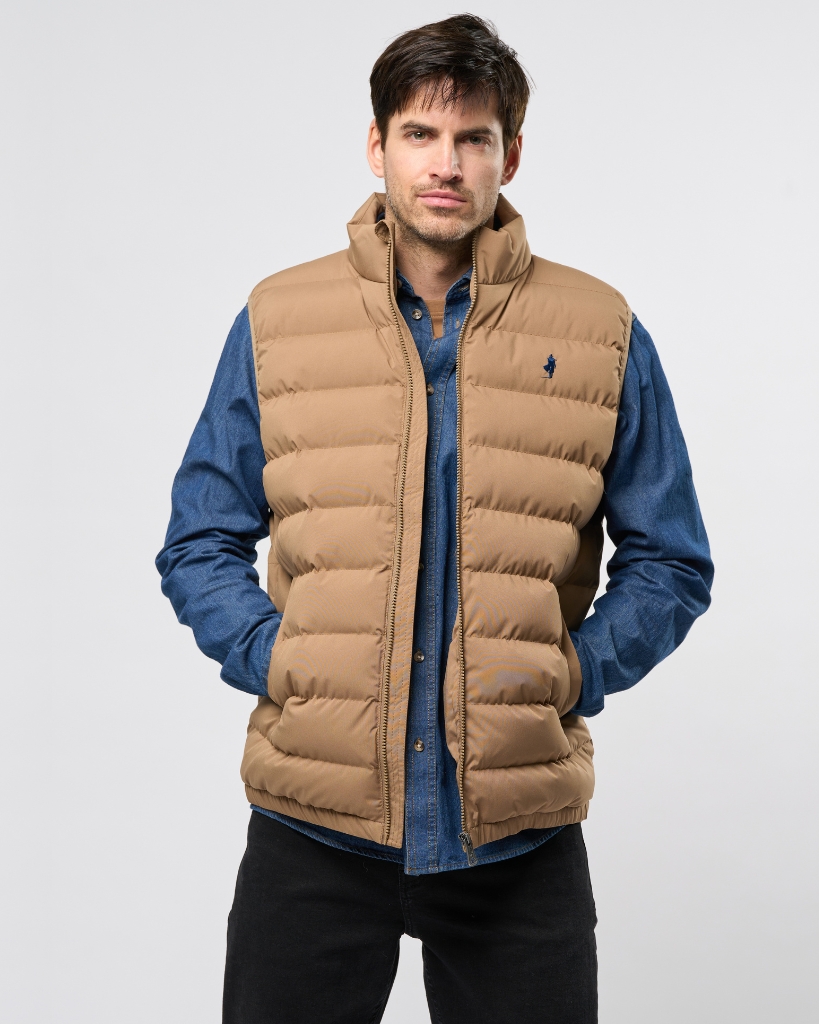 MCS Aidan Puffer Vest Sand