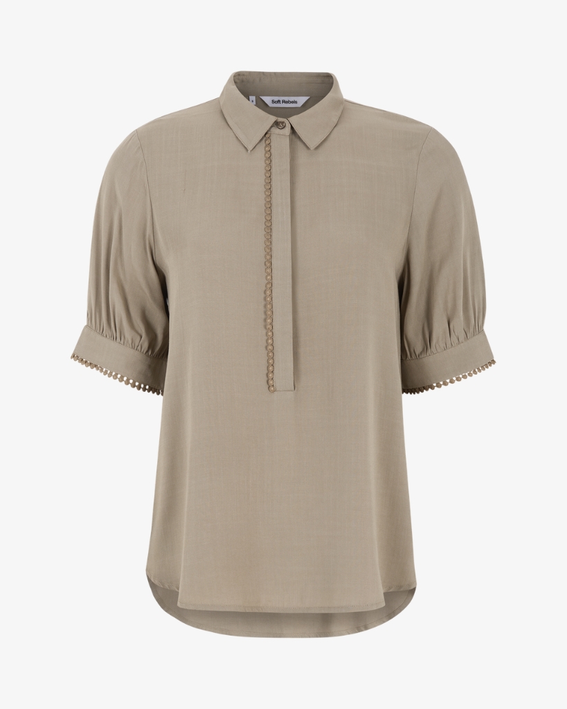 Soft Rebels Ebba Mayson Bluse Sand