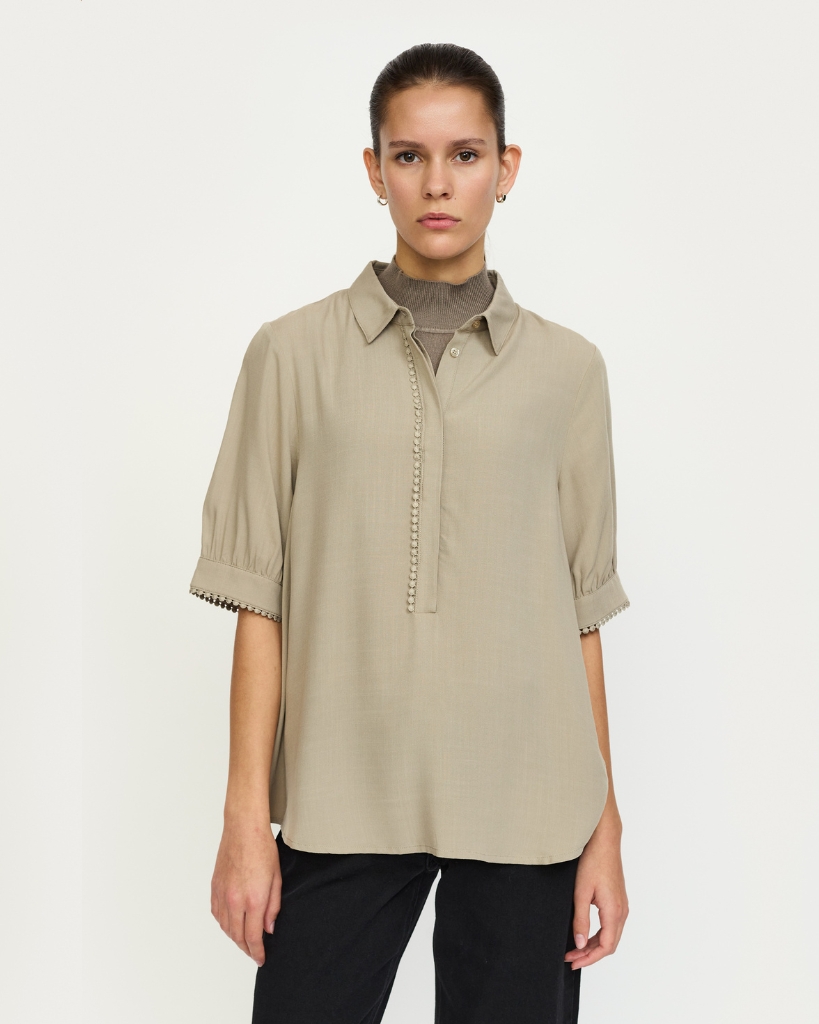 Soft Rebels Ebba Mayson Bluse Sand