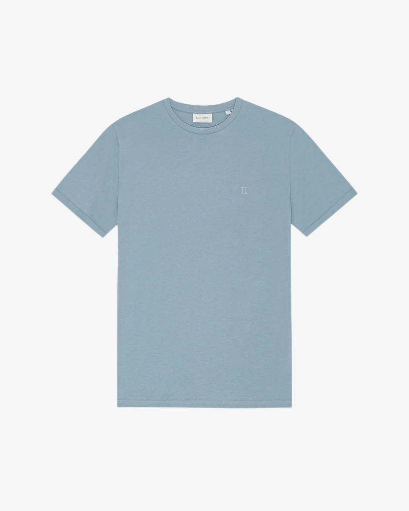 Les Deux Core Contrast T-Shirt Lyseblå