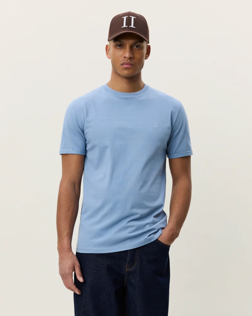 Les Deux Core Contrast T-Shirt Lyseblå