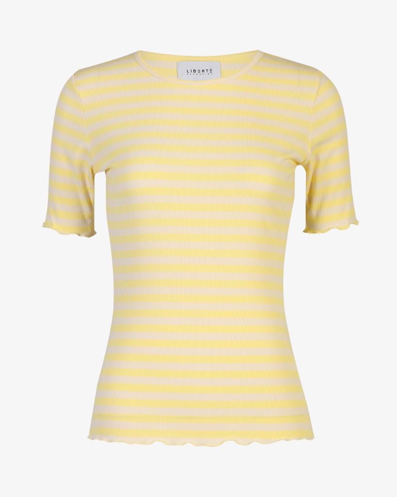 Liberte Natalia T-shirt Gul/Creme