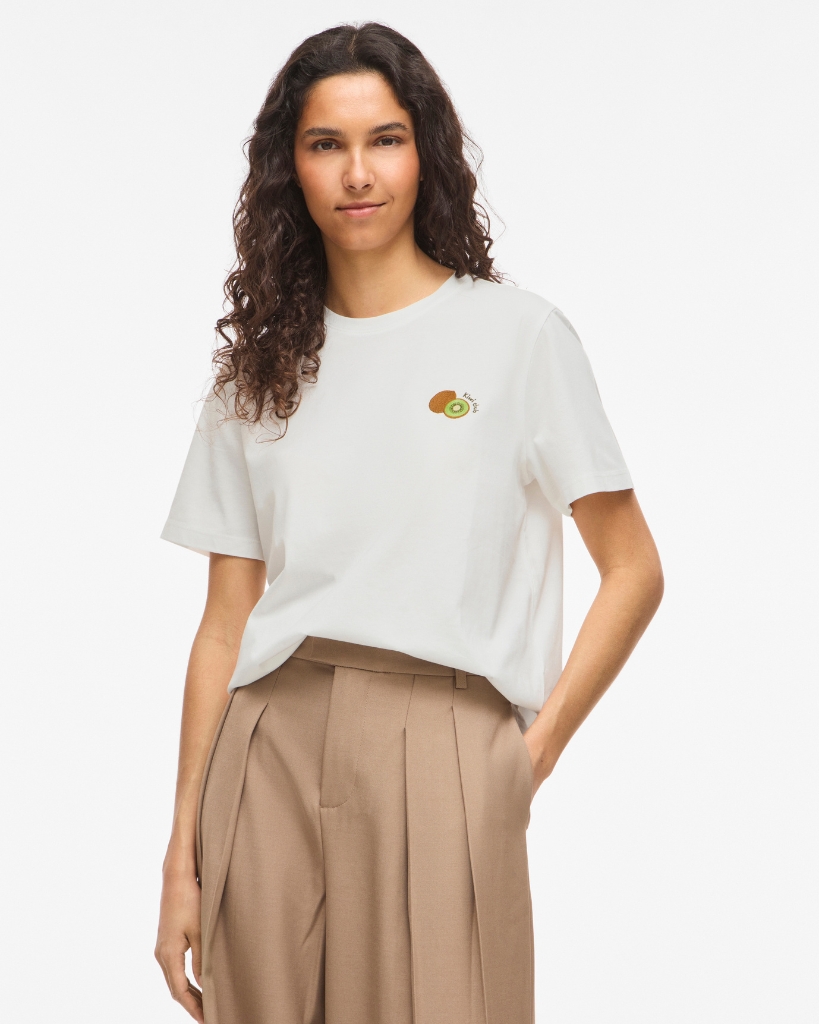 Vila Visybil Berry T-shirt Hvid