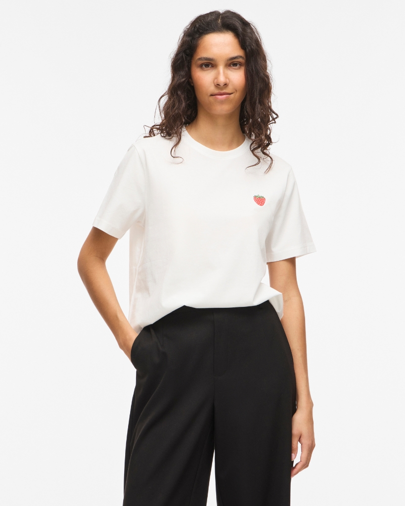 Vila Visybil Berry T-shirt Hvid
