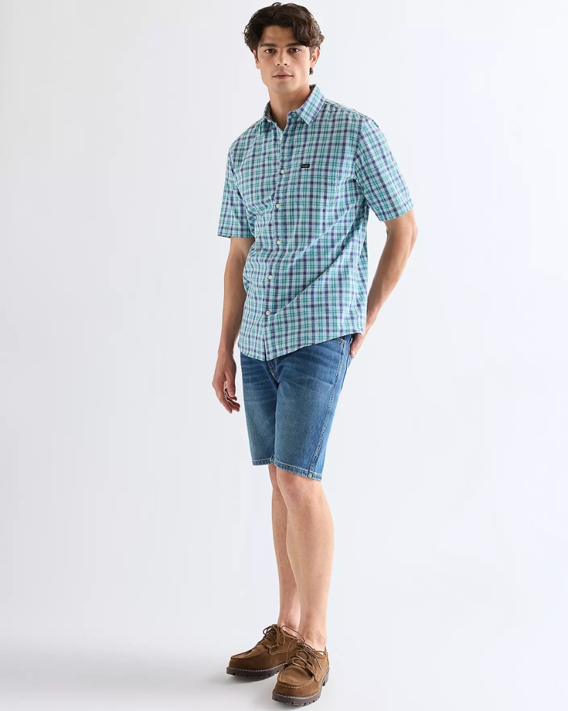 Wrangler Texas Denim Shorts Blå