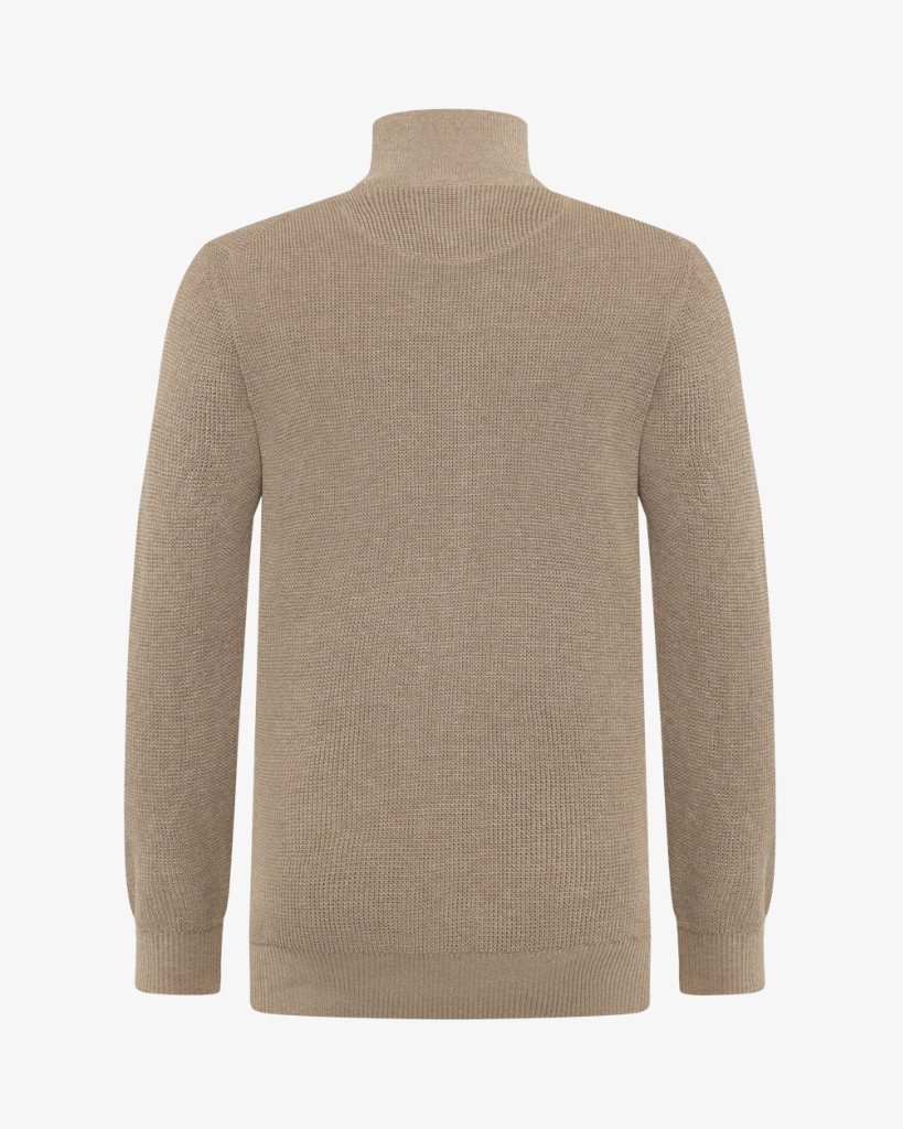 Signal AndersSi Structure Cardigan Lys Brun