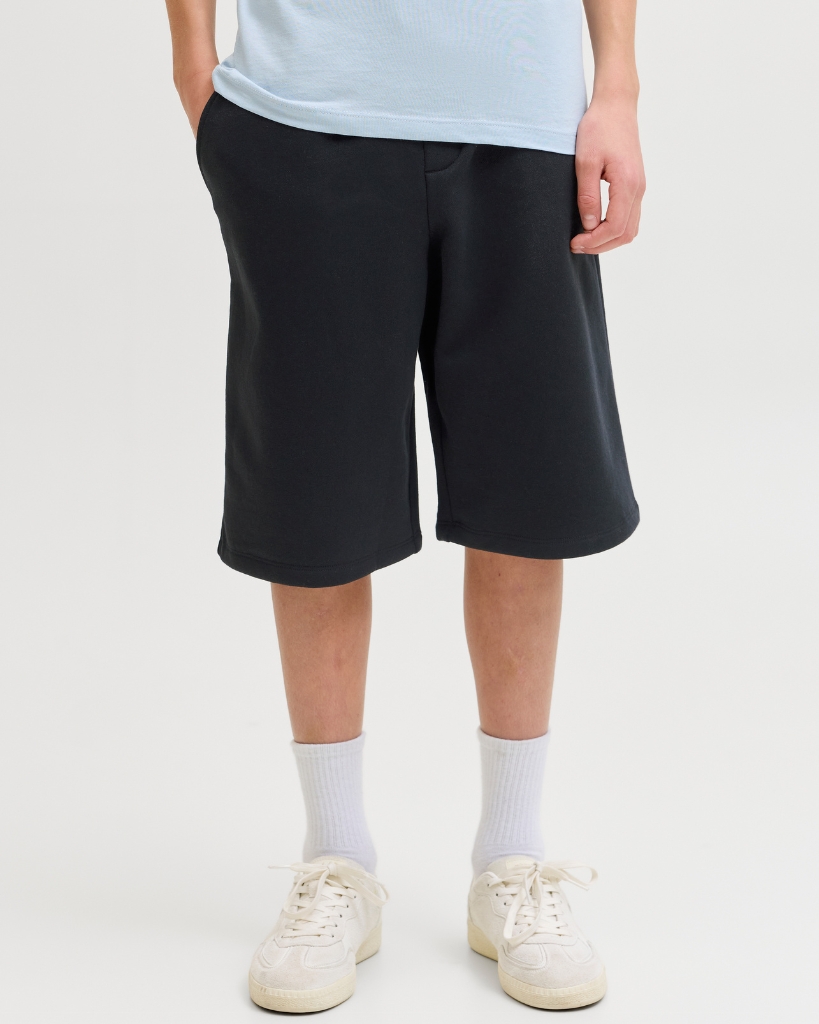 Jack Jones Towen Falls Sweat Shorts Jr Sort