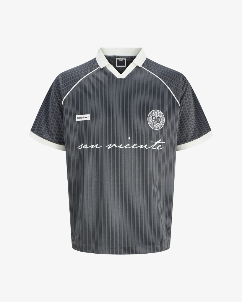 Jack Jones Eterna Football Polo Mørkegrå