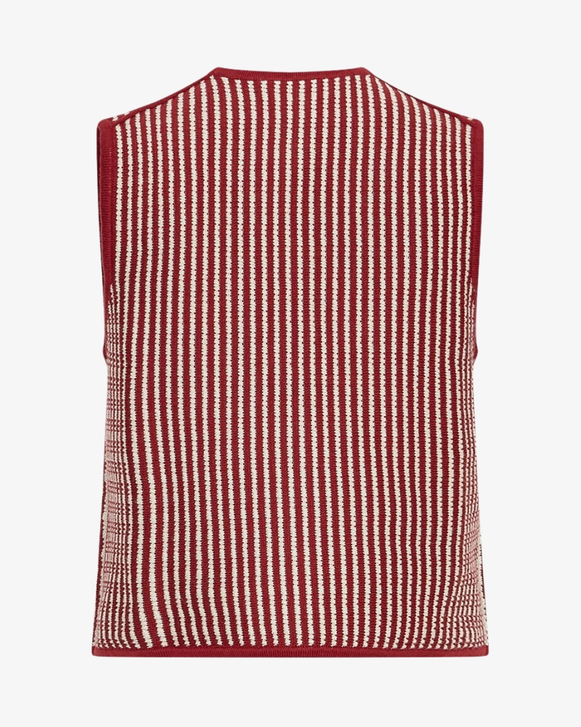 MSCH Priscilla Vest Rabarber/Sand