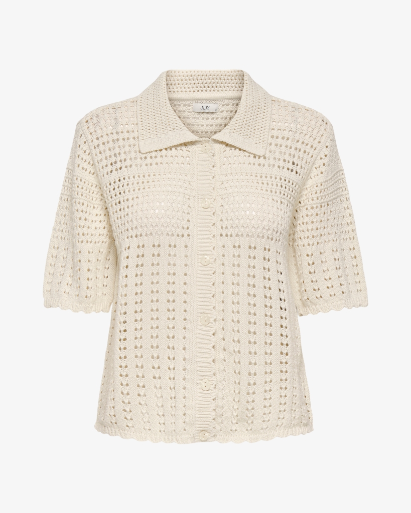 JDY Robin Collar Cardigan Offwhite