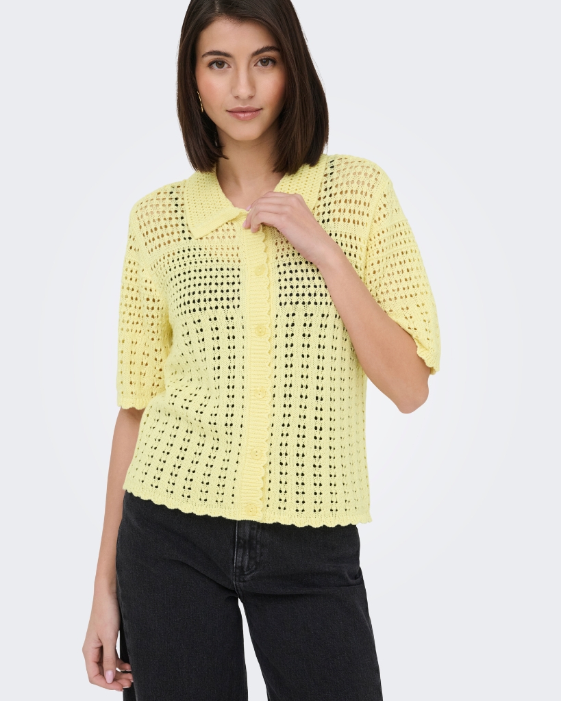 JDY Robin Collar Cardigan Gul