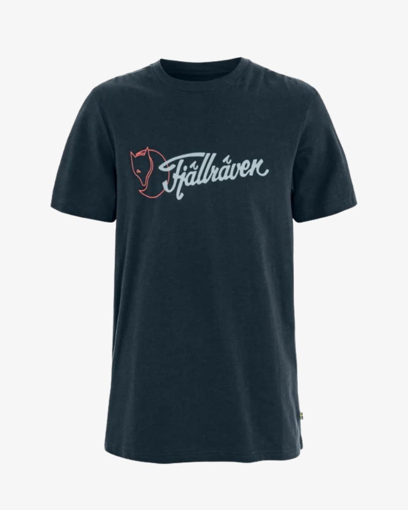 Fjällräven Archive Logo T-Shirt Dark Navy