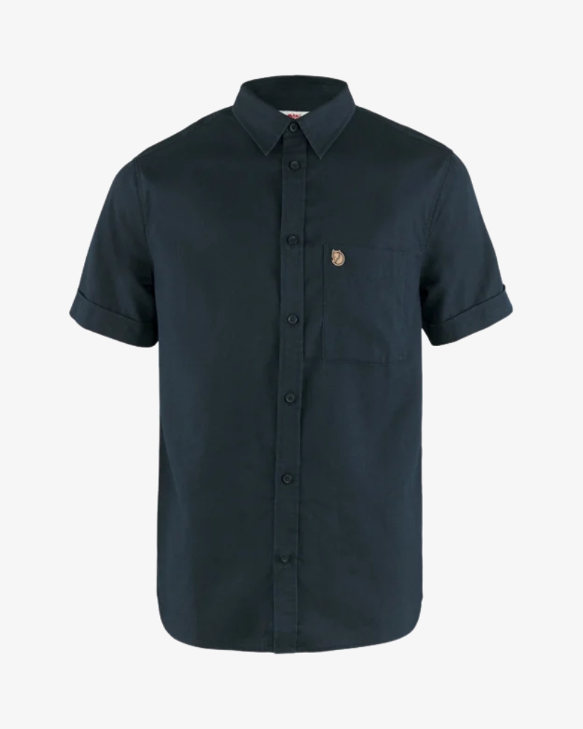 Fjällräven Övik Kortærmet Skjorte Dark Navy