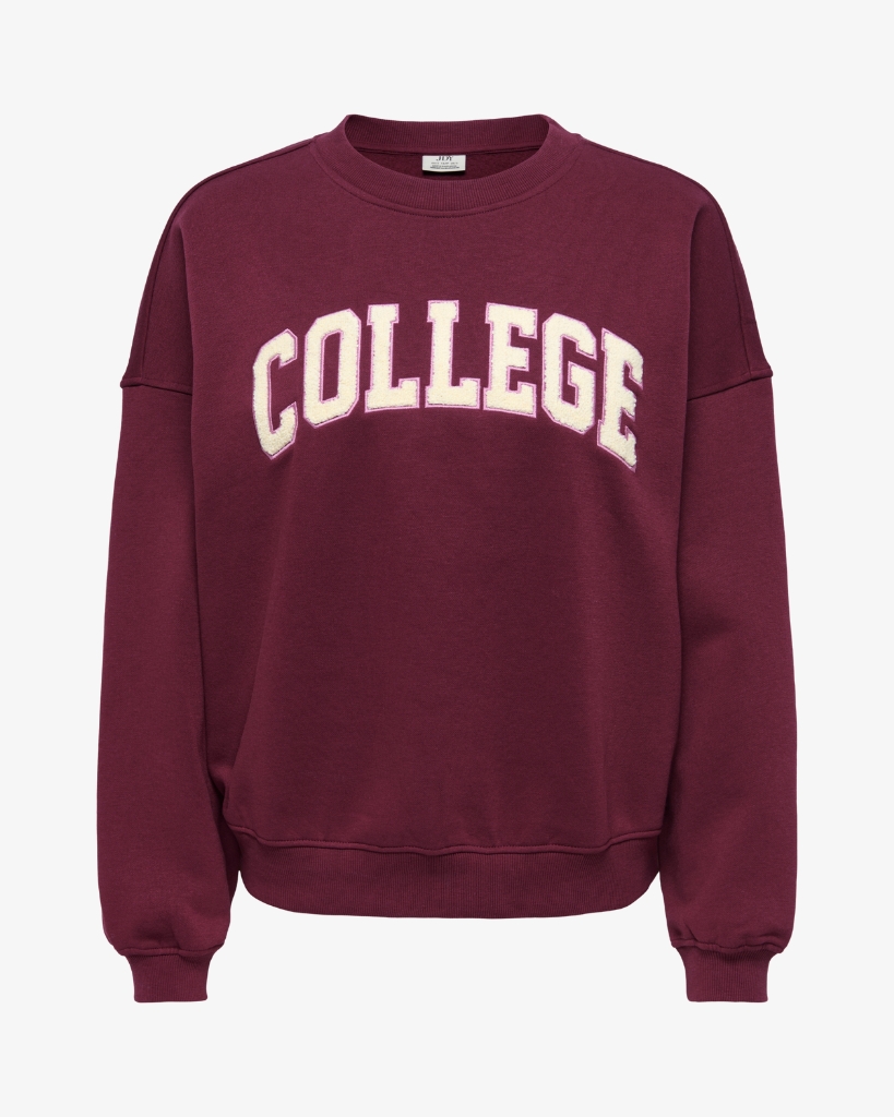 JDY  Mesa Sweatshirt Bordeaux
