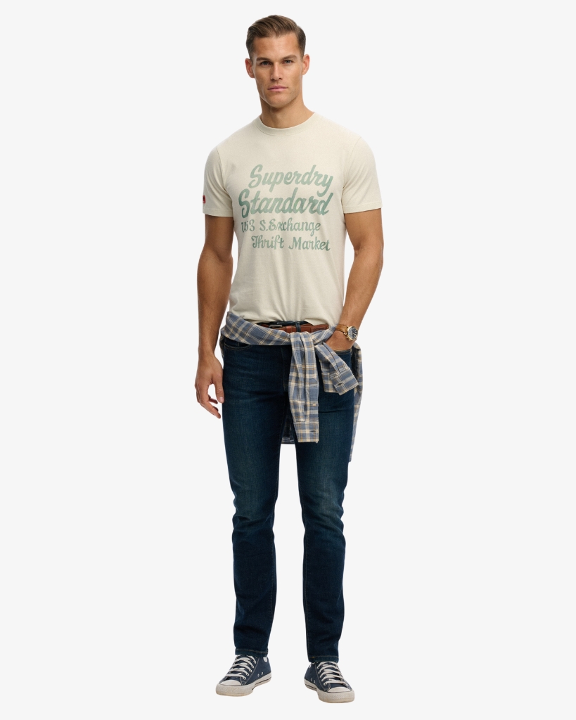 Superdry Industry Worker T-Shirt Beige