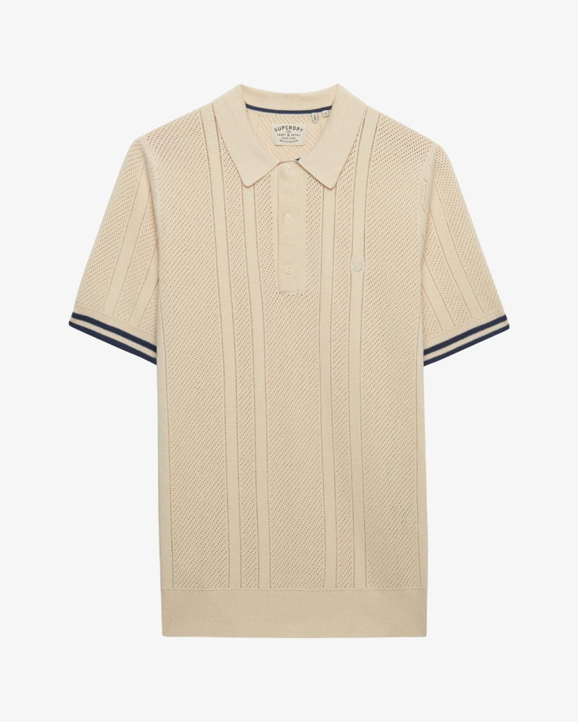 Superdry Strik Polo Beige