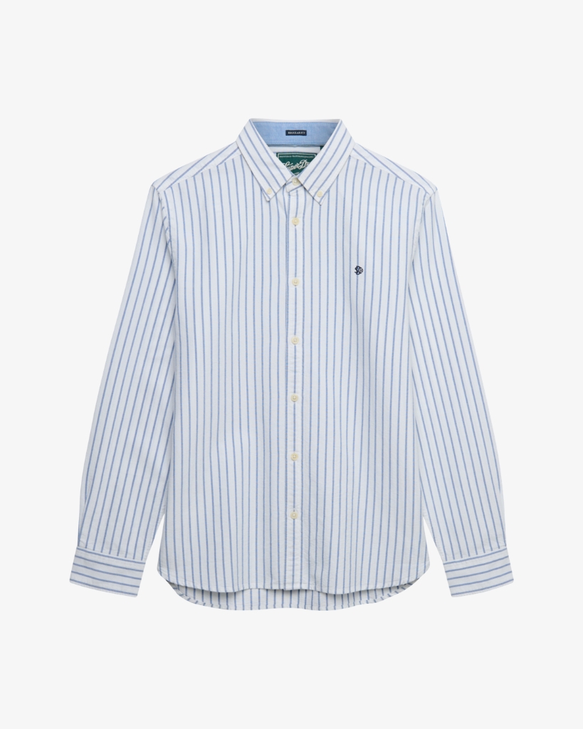 Superdry Preppy Oxford Stribet Skjorte