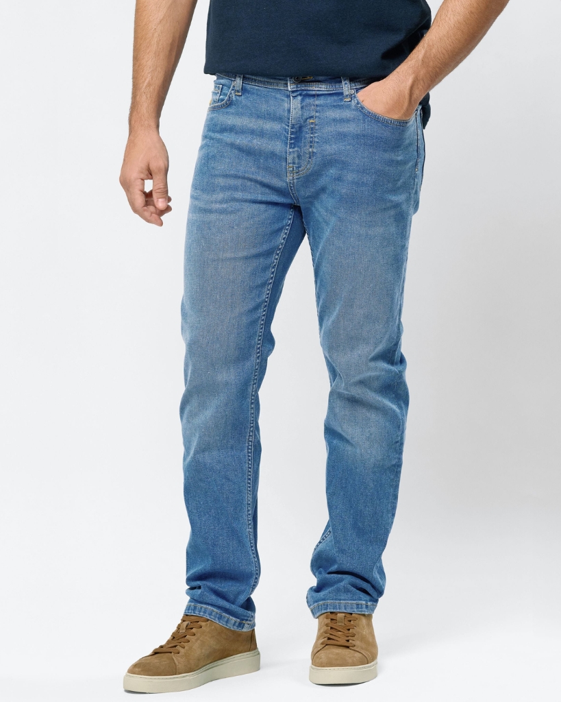 MCS Rain Jeans Lyseblå