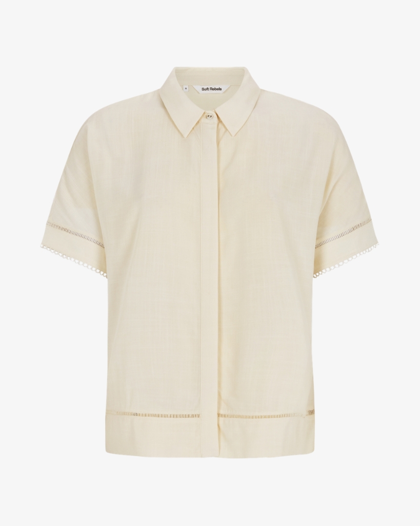 Soft Rebels Lima Freedom Bluse Ecru