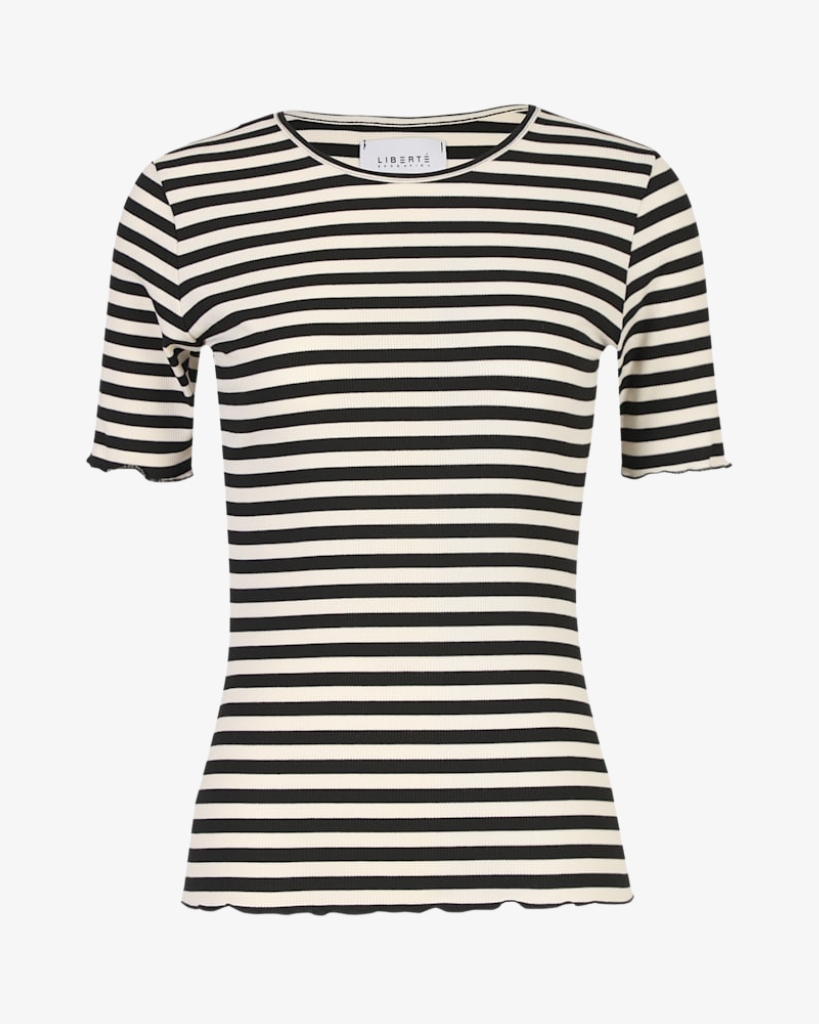 Liberte Natalia T-shirt Sort/Creme