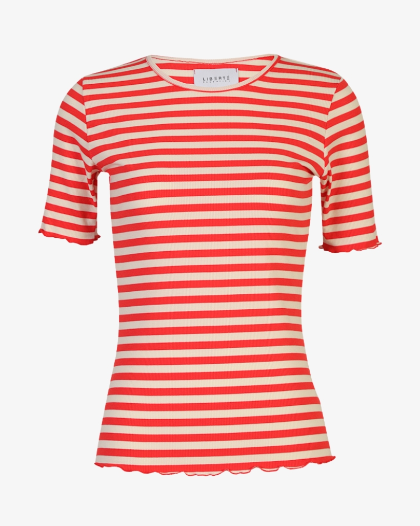 Liberte Natalia T-shirt Rød/Creme