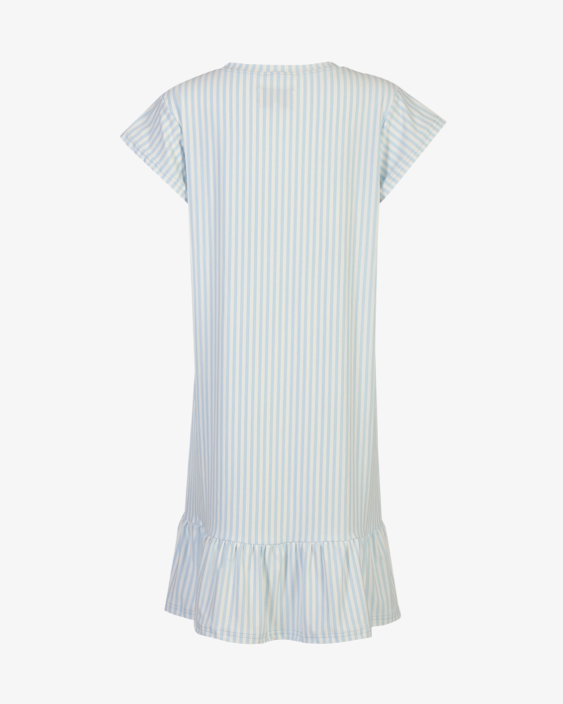 Liberte Alma Frill Kjole Lyseblå/Creme
