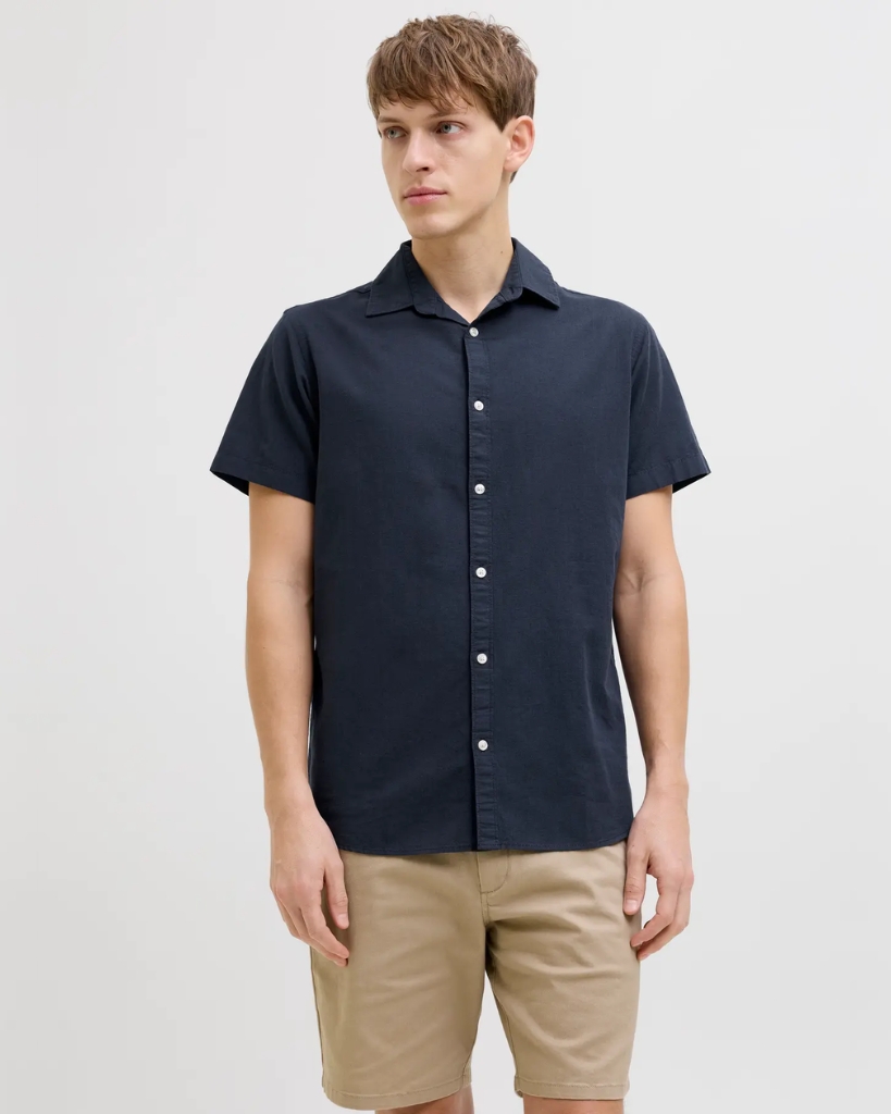 JJ Rebel Sunny Skjorte Navy