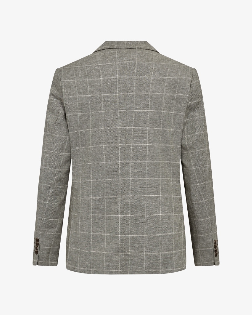 Sunwill Hør Blazer Fitted Fit Grøn