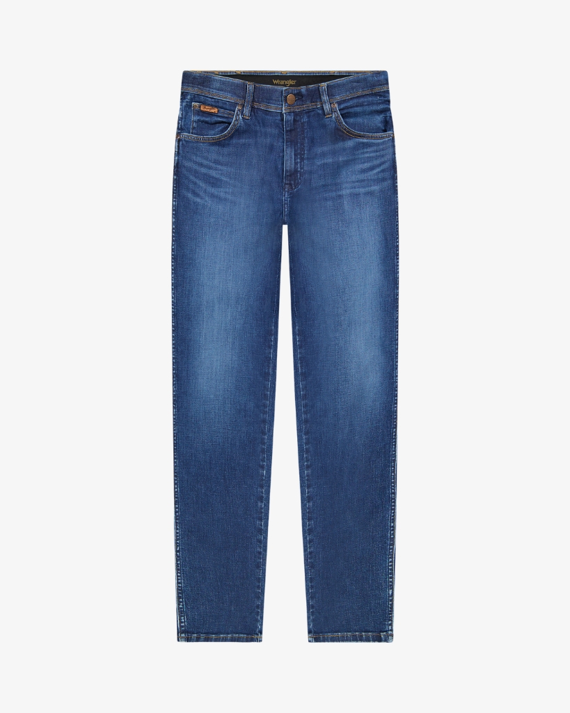 Wrangler Texas Slim Fit Jeans Blå