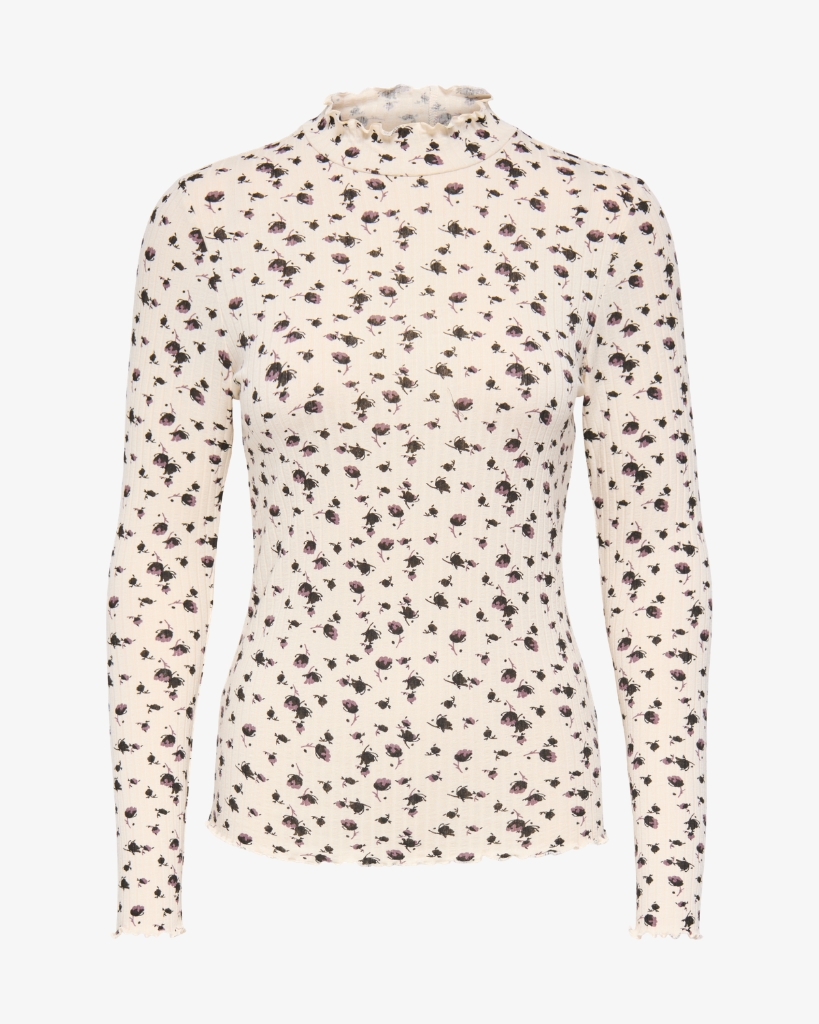 JDY Fransiska T-shirt Sand/Blomster