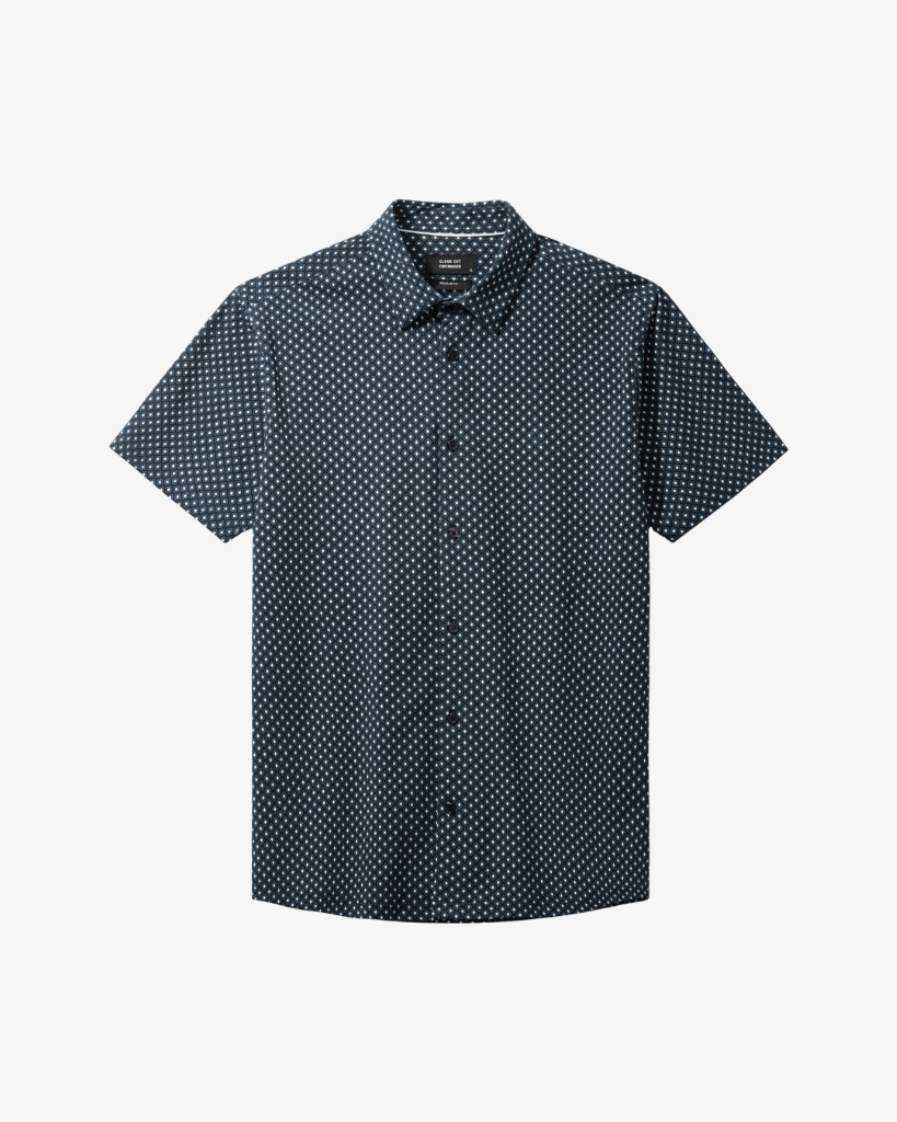 Clean Cut Formal Stretch Kortærmet Skjorte