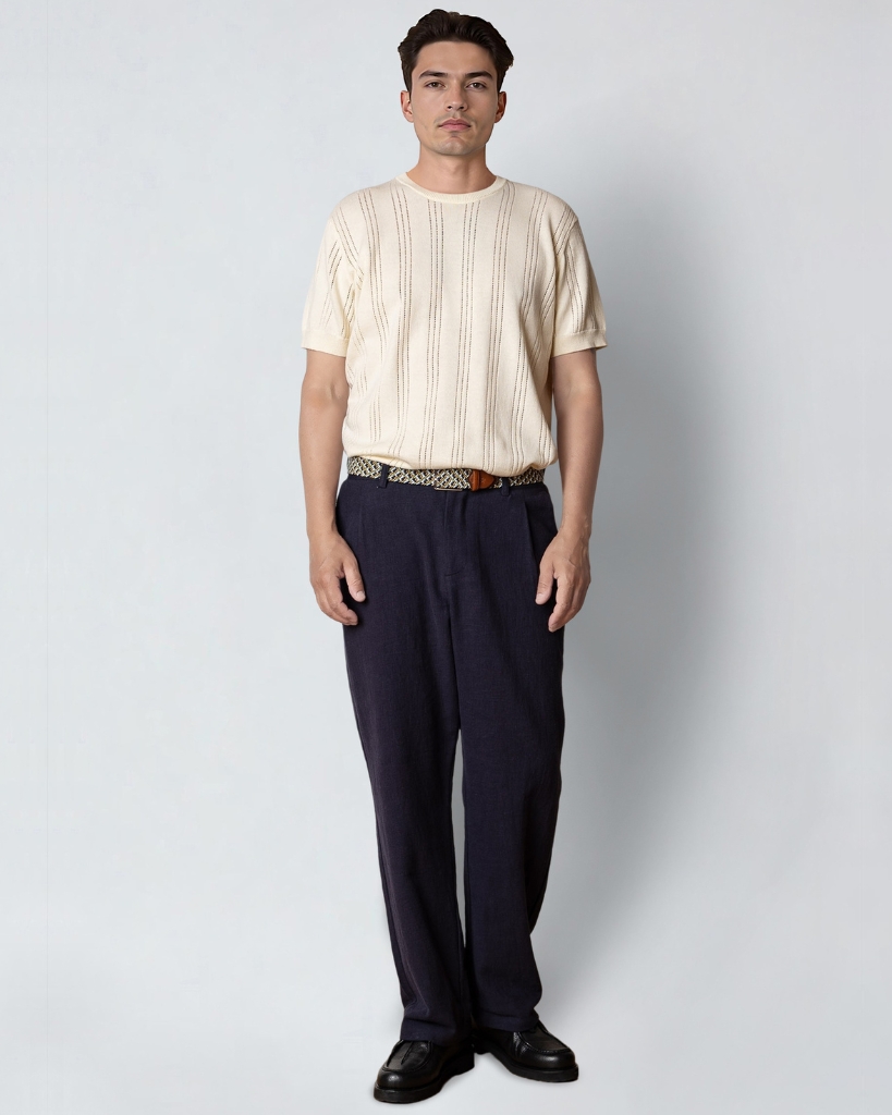 Clean Cut Robyn Strik T-Shirt Ecru