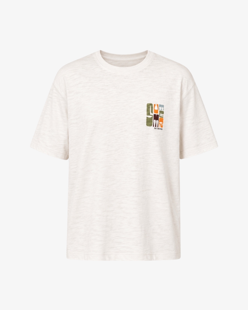 Fat Moose Summer T-Shirt Off White