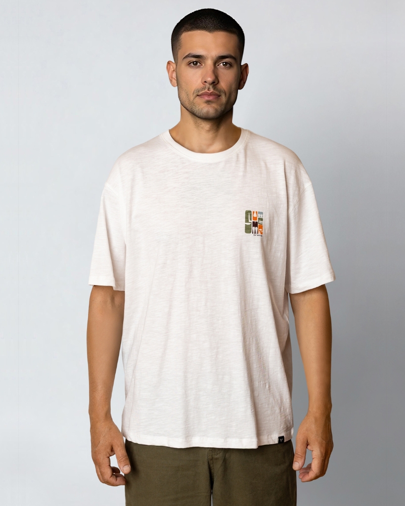 Fat Moose Summer T-Shirt Off White
