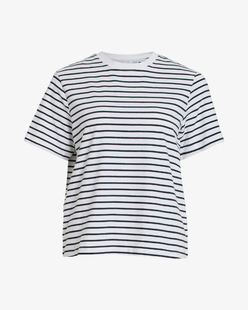 Vila Vinora T-shirt Hvid/Sort