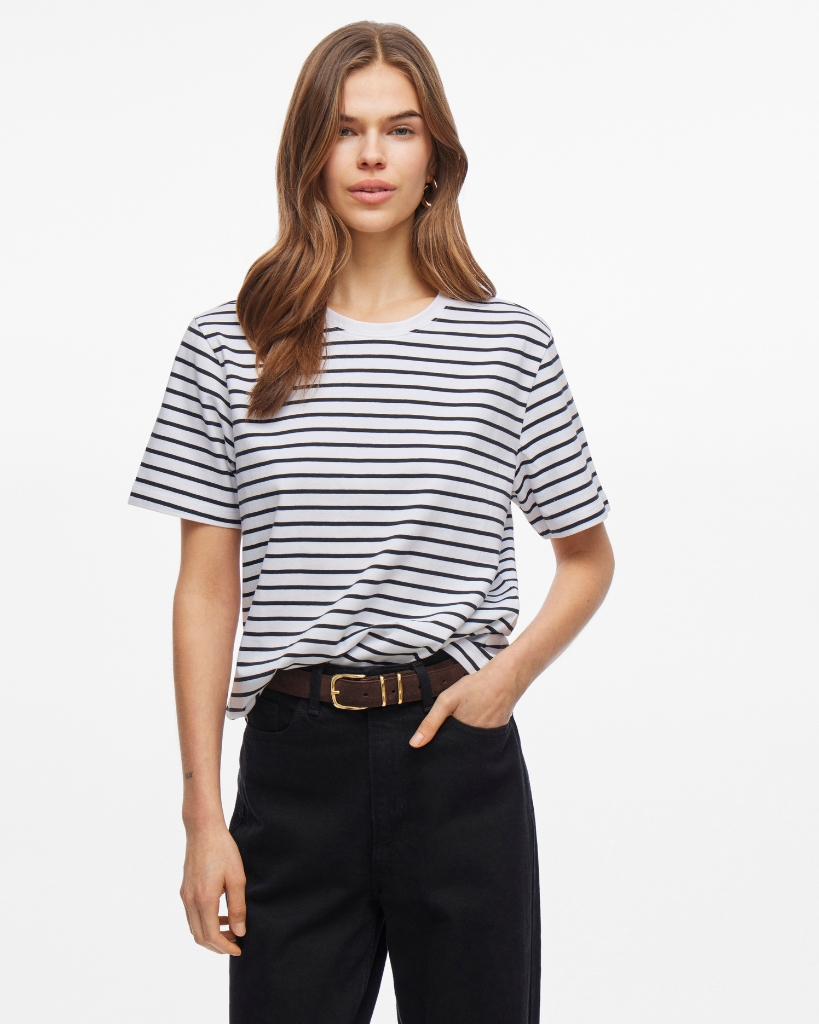 Vila Vinora T-shirt Hvid/Sort