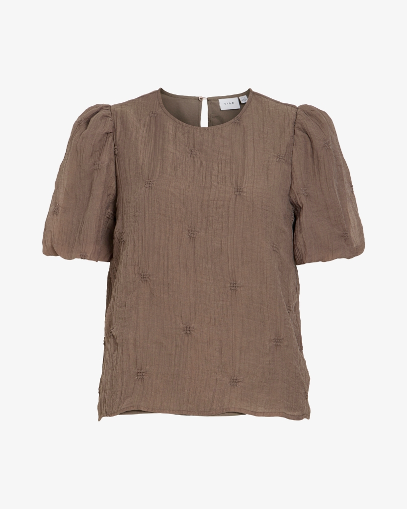 Vila Vimorti Bluse Brun