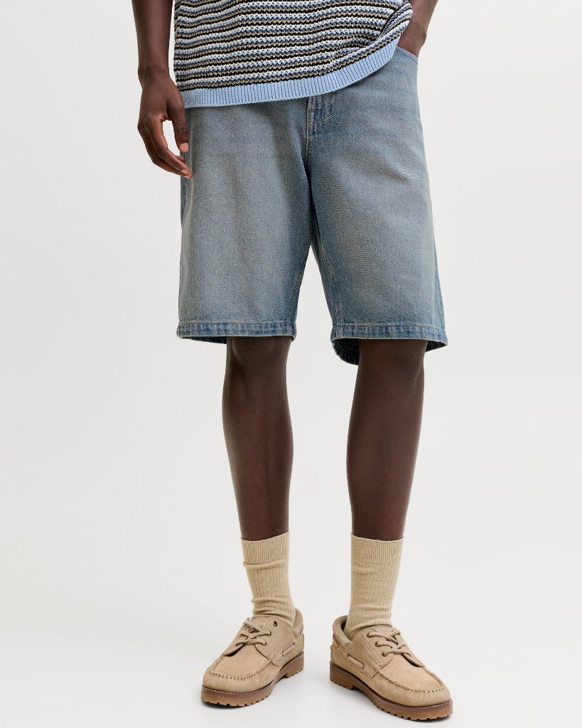 Jack Jones Alex Denim Shorts Stonewash