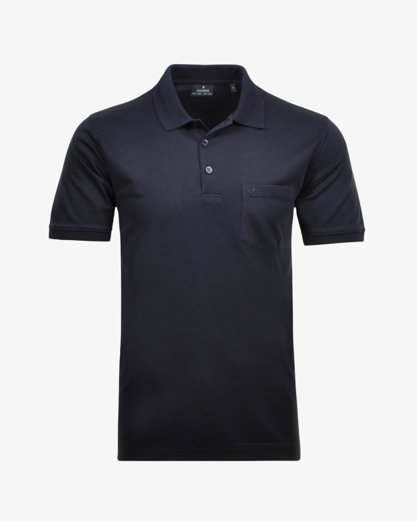 Ragman Softknit Polo Marine