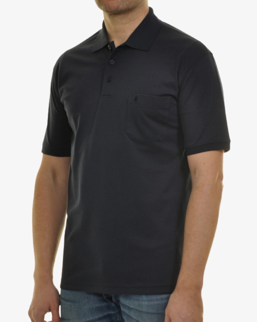 Ragman Softknit Polo Marine