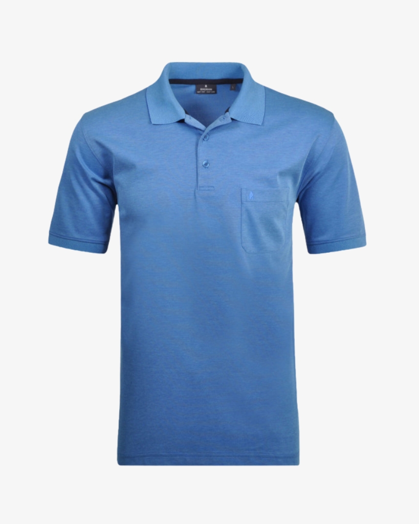 Ragman Softknit Polo Blå