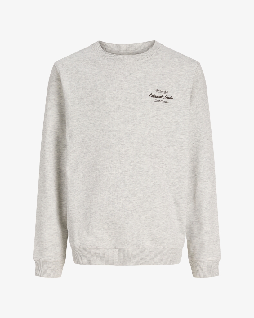 Jack Jones Norrebro Sweatshirt Hvid Melange Jr