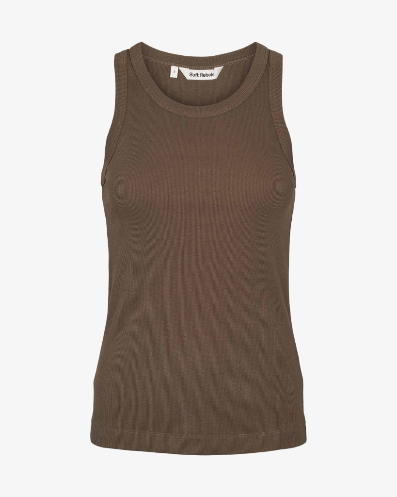 Soft Rebels Adelynn Tank Top Brun