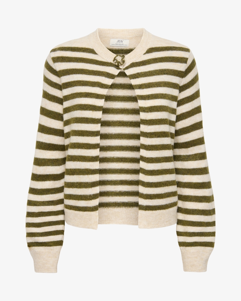 JDY Ellie Cardigan Oliven/Sand