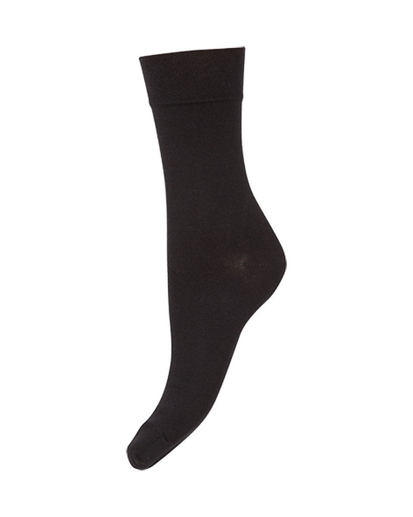 Decoy Comfort Strømper u/elastik Sort