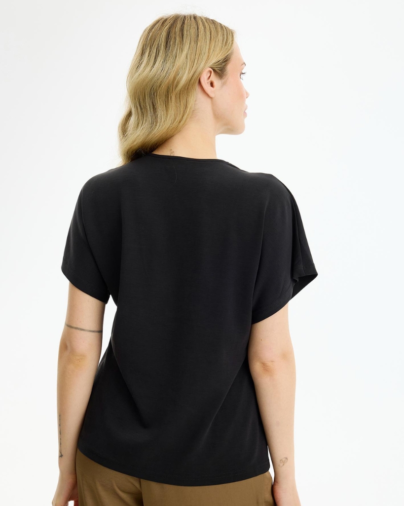 In Front Paloma Bluse Sort