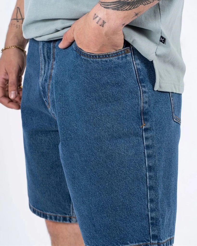 Marcus Shorts Baggy Mid Blue