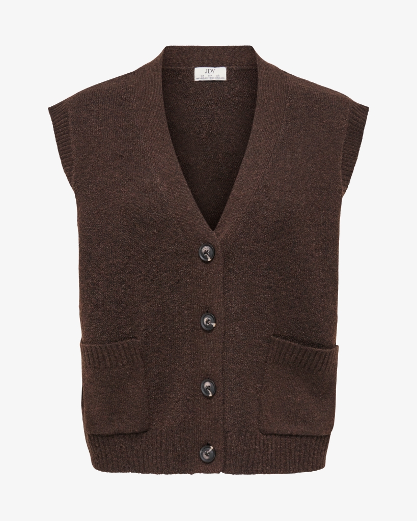 JDY Super Vest Brun