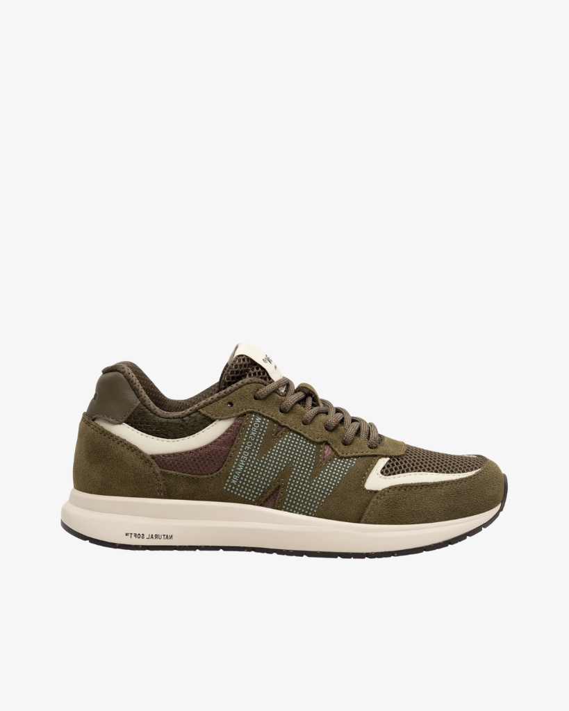 Woden Rigmor Sneakers Oliven