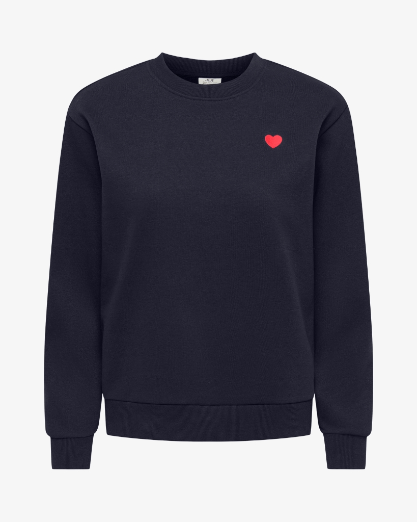 JDY Paris Sweatshirt Blå
